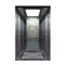 Xây dựng kinh doanh thang máy Cabin trang trí xe thiết kế trần Titanium Black Mirror, LED chiếu sáng