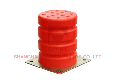 Các thành phần an toàn của thang máy màu đỏ Các bộ phận đệm PU Kích thước 14-16 mm