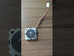 Các bộ phận thang máy nâng nút đóng cửa / nút nâng chữ Braille tròn DC 12-36V