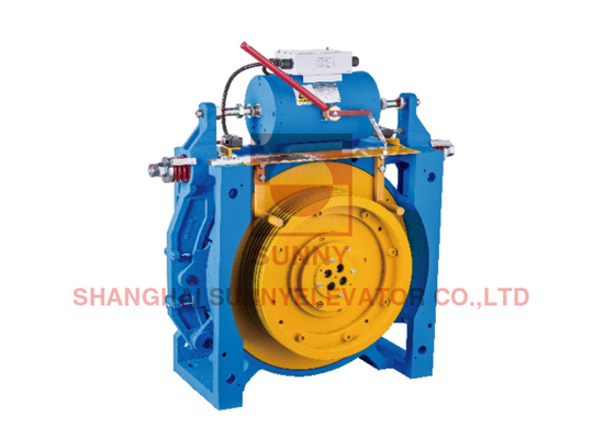 450 ~ 630kg Máy kéo không có bánh răng có tiếng ồn thấp cho thang máy với thiết kế bọc đơn
