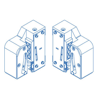 Thiết bị an toàn thang máy, chiều rộng ray 9/10/14/15.88/16mm, Bộ phận an toàn tăng dần cho thang máy