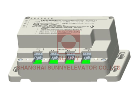 Các thành phần an toàn thang máy vật liệu nhựa 12V 2.2AH để chiếu sáng khẩn cấp