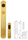 Bảng điều khiển nâng vàng Titanium bất kỳ nút tùy chọn nào với mở hộp