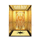 Mô hình sơn thang máy bằng vàng không gỉ Thiết kế cabin Trang trí ánh sáng acrylic