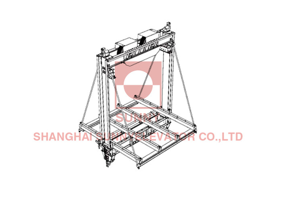 EN 81 Đường kéo xe nâng điện cho thang máy tốc độ thấp Giấy chứng nhận GB/CE