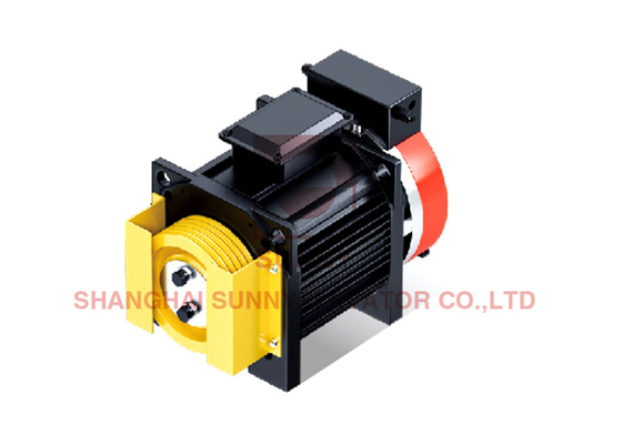 DC110V Máy kéo không có bánh răng Thông số kỹ thuật Rope 2: 1 Sheave 200mm