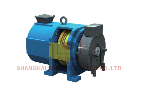 Thang máy kéo không có bánh răng 220V / 380V, 2: 1 Rope Single Wrap 320 - 450kg Elv.Load