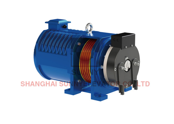 Máy kéo không có bánh răng IP41 cho thang máy với tốc độ 0,4-1,0m / s