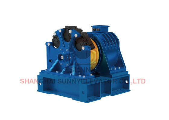 Máy kéo không có bánh răng được đánh giá IP41 cho thang máy với đường kính phi 540mm