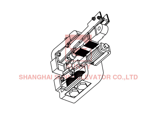 SN-SG-AQ10 Các thành phần thang máy an toàn thang máy với lò xo Belleville cho thang máy hành khách