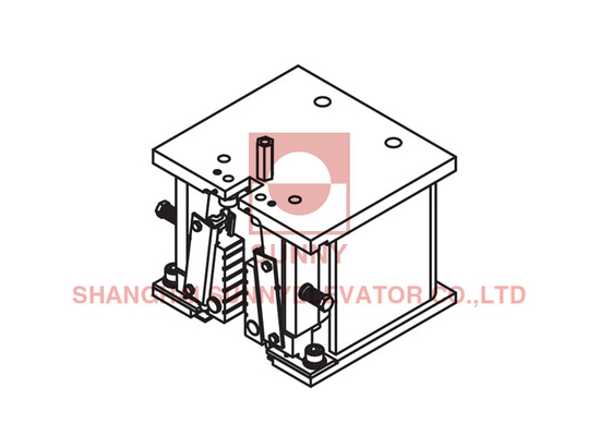 Các thành phần an toàn thang máy được chứng nhận GB và CE được phê duyệt cho các tốc độ và chiều rộng đường ray hướng dẫn khác nhau
