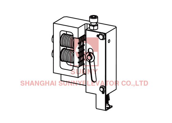 Các thành phần an toàn thang máy được chứng nhận GB và CE được phê duyệt cho các tốc độ và chiều rộng đường ray hướng dẫn khác nhau
