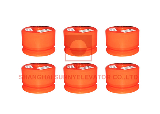 Các thành phần an toàn thang máy thang máy Pu Buffer với tốc độ định số 0,63m / s