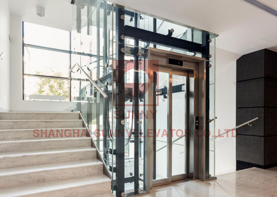 CE Certified Two Panels Center Opening Cabin Door - Durable & Quiet Elevator Door System