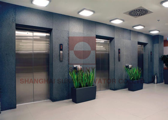 Cửa cabin thang máy mở trung tâm 2 cánh - Thiết kế trượt êm bằng thép/kính