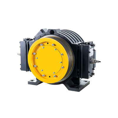 Máy kéo thang máy tải trọng 450-630kg, tốc độ 1.0~1.75m/s, có phanh khối cho phụ tùng thang máy