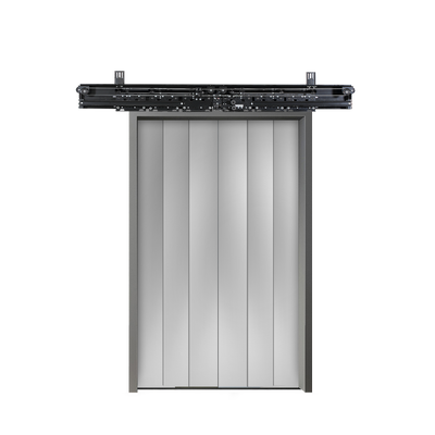 6-Leafs Center Opening Landing Door Device with ≤ AC230V, ≤ DC110V Voltage and 45kg Soft Pendulum Test for Elevator Door Operator