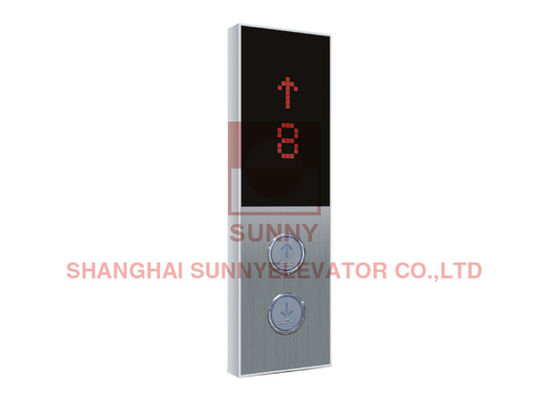 Dot Matrix Tường gắn thang máy LOP với vỏ nhựa màu đen, trắng