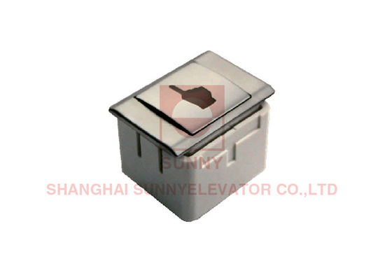 Nút đẩy thang máy hành khách với các ký tự nhựa trong suốt và kích thước 38 * 47mm - Phụ tùng thang máy được chứng nhận ISO9001