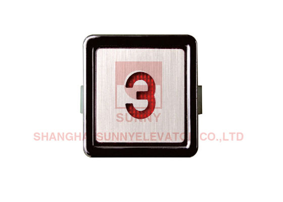 Home Thang máy đẩy nút với ABS cơ sở kim loại khung vòng tròn DC 12-36V điện áp và 32mm Kích thước