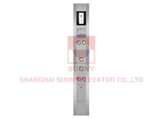 Thang máy Passanger Nút tròn Thang máy COP / Bảng điều khiển bằng thép không gỉ Bản sao thang máy cho thang máy