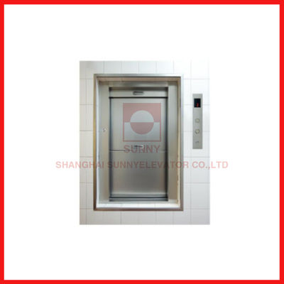 Tải 100-300kg Thang máy Dumbwaiter Công nghiệp Cửa trượt mở Linh hoạt với thiết kế ô tô