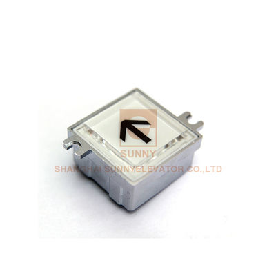 Zn Alloy Frame và Acrylic Plate Square Lift Press Button / Lift Touch Button
