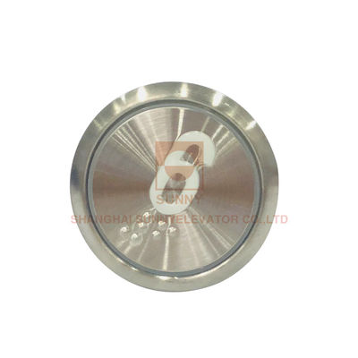 Nút nâng bằng phẳng không gỉ Bạch Ốc Φ44x18.5mm 50MA Nút đẩy thang