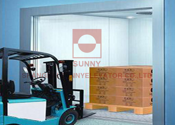 Gear Freight Tốc độ cao Thang máy Tiết kiệm năng lượng với Vvvf / Không gian rộng lớn