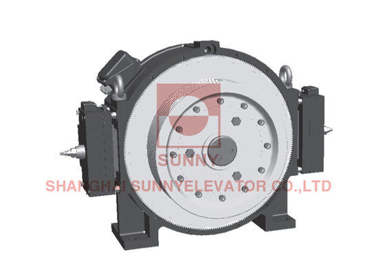 Máy kéo phanh không hộp số 2,5m / S 630kg cho các bộ phận thang máy