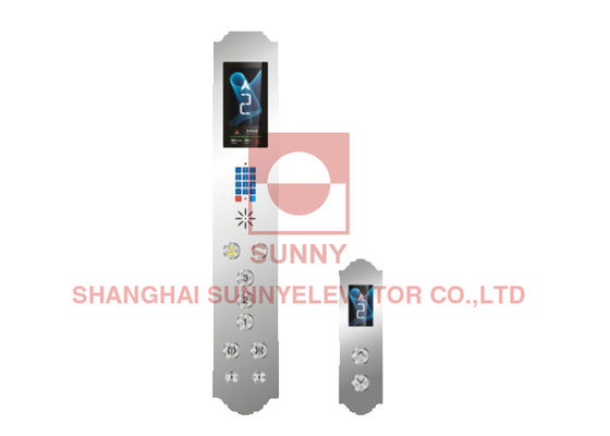 Bảng điều khiển thang máy chở khách với màn hình 7 đoạn